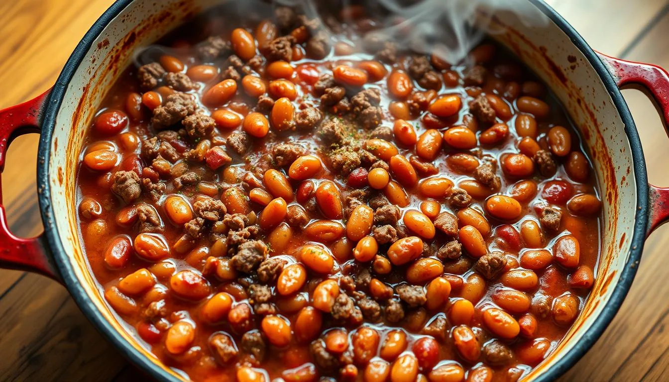 baked beans recipe with ground beef