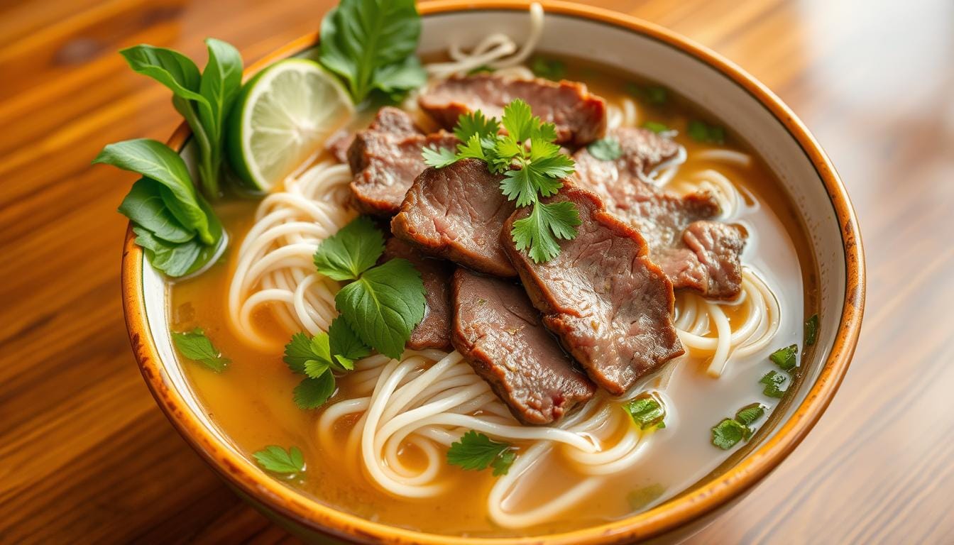 eye round steak pho