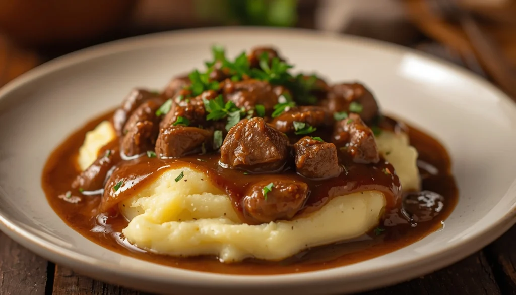 beef broth gravy
