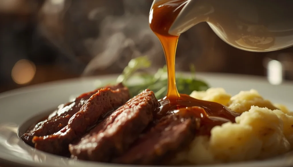 making beef gravy