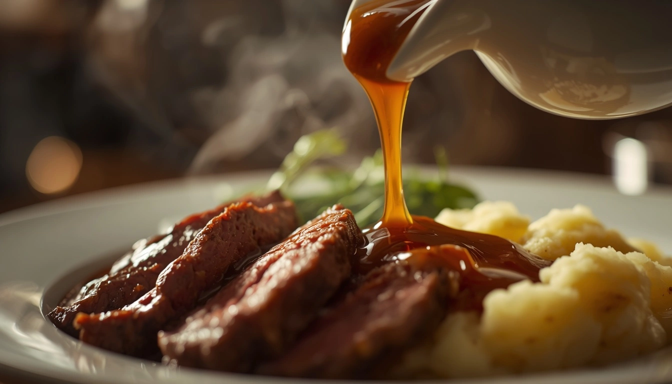 making beef gravy